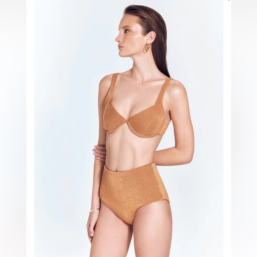 MOEVA***Shiny Orange Bikini Set***Small $480